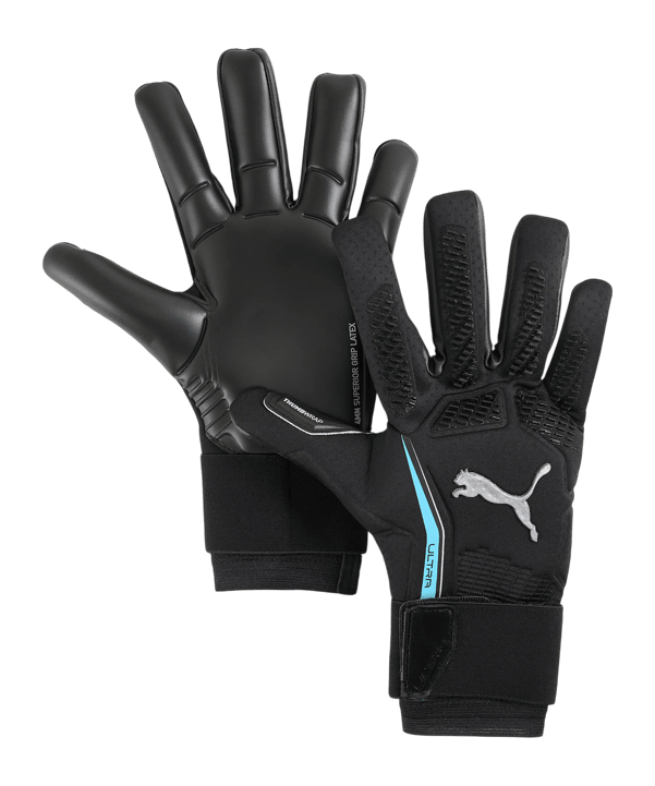 PUMA ULTRA Ultimate Hybrid Torwarthandschuhe Blacke Pack Schwarz F08 - schwarz