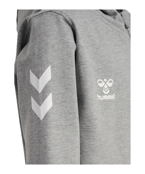 Hummel Go 2.0 Chevron Kapuzenjacke Kids Grau F2006 - grau