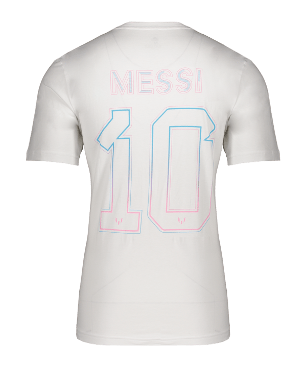 adidas Messi Graphic T-Shirt Weiss - weiss
