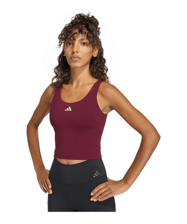 adidas All Me Light Tanktop Dames Rood - rood