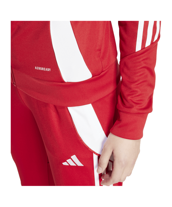 adidas Tiro 24 Trainingsjacke Damen Rot Weiss - rot