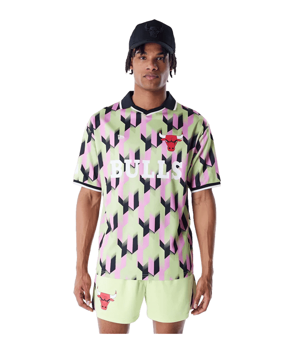 New Era NBA Chicago Bulls Soccer Trikot Grün - gruen