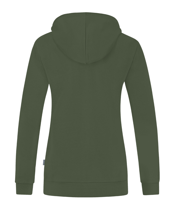 JAKO Organic Kapuzenjacke Damen Grün F240 - gruen