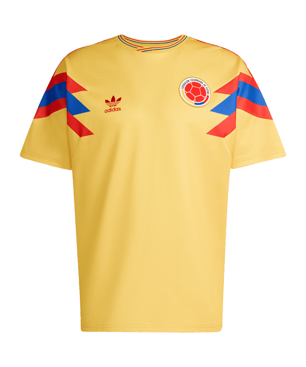 adidas FCF Kolumbien Trikot Away 1990 Gelb - gelb