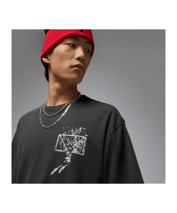 Jordan Brooklyn Oversized T-Shirt Weiß F045 - weiss