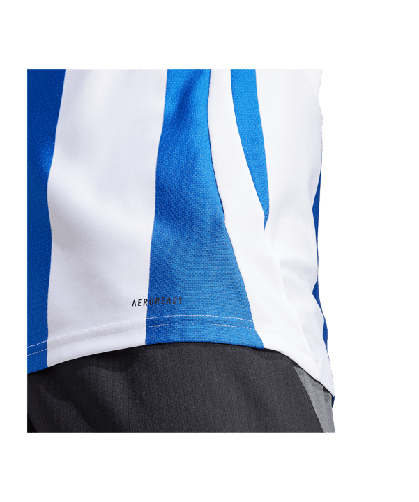 adidas Striped 24 Trikot Weiss Blau - weiss