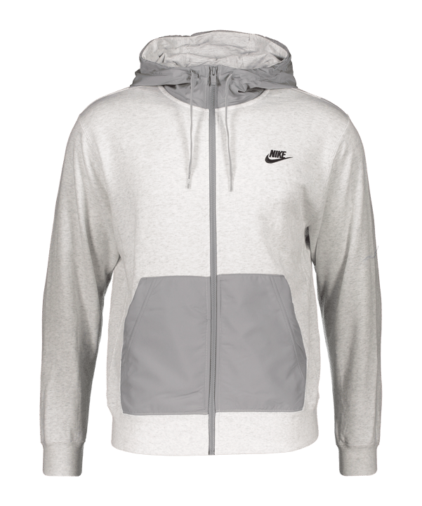 Nike Kapuzenjacke Weiss F051 - grau