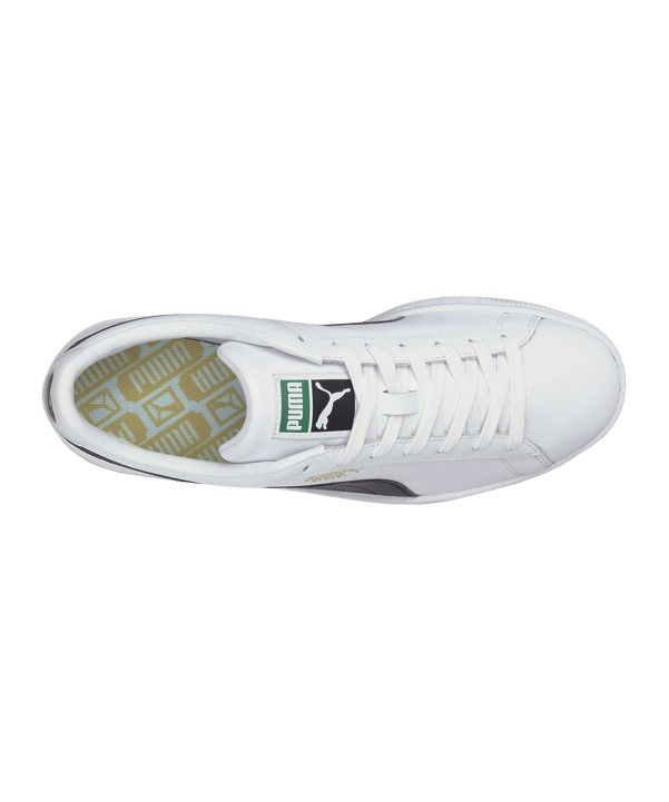 PUMA Basket Classic XXI Weiss Schwarz F02 - weiss