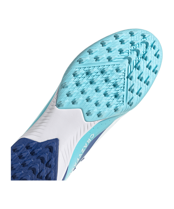 adidas X Crazyfast.3 TF Marinerush Blau Weiss Orange - blau