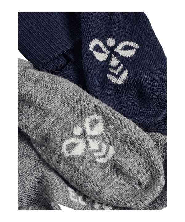 Hummel Mini Wool 2-Pack Socken Kids Blau F7797 - blau
