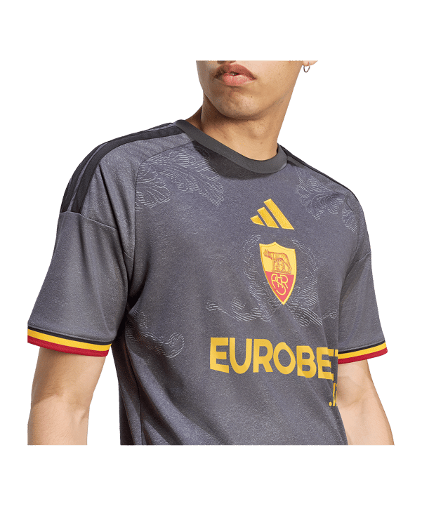adidas AS Rom Trikot 3rd 2026/2027 Grau
