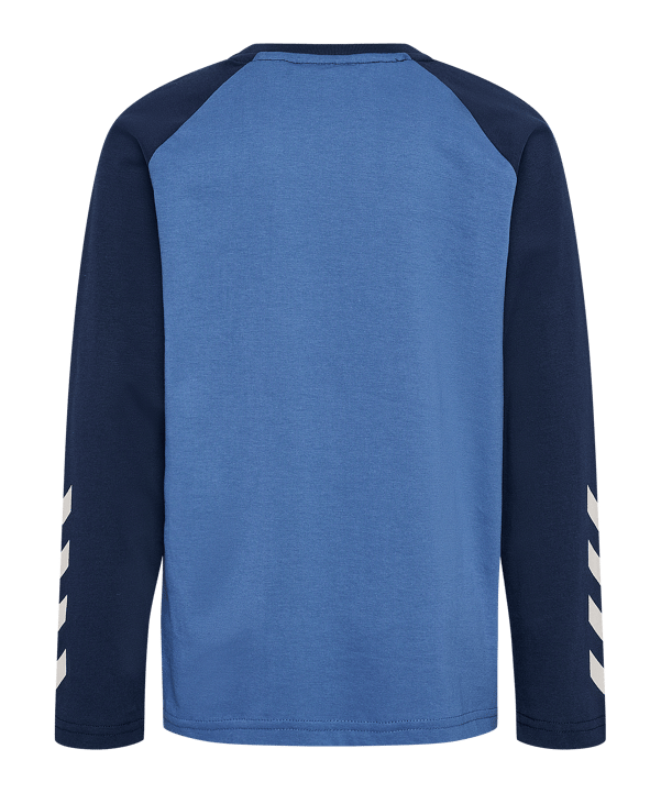 hummel Logo T-Shirt Kids Blau F7379 - blau