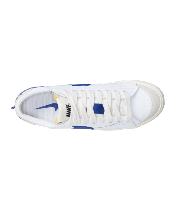 Nike Blazer Low 77 Jumbo Weiss Blau F100 - weiss