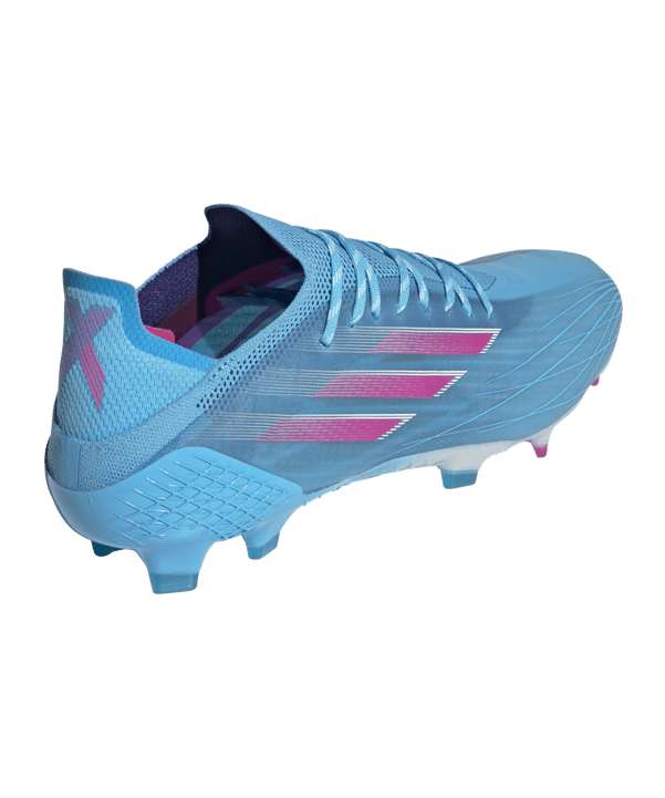 adidas X SPEEDFLOW.1 FG Sapphire Edge Blau Pink Weiss - blau