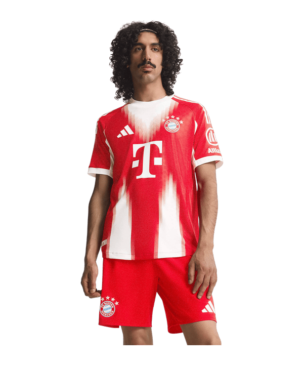 adidas FC Bayern München Authentic Trikot Home 2025/2026 Rot - rot