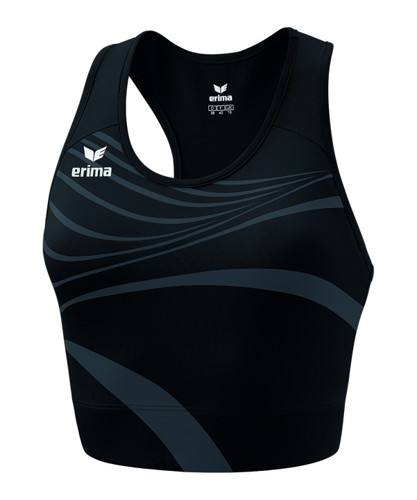 Erima Racing Sport-BH Damen Schwarz - schwarz