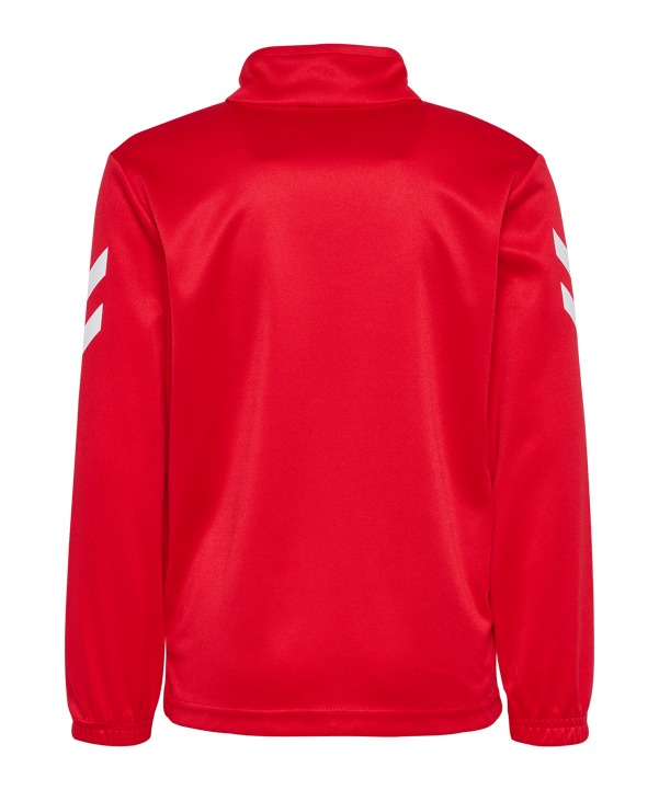 Hummel hmlLOGO Trainingsanzug Kids Rot Schwarz F3081 - rot