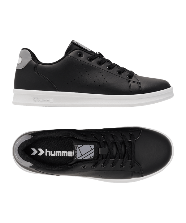 Hummel Court Line Sneaker Schwarz F1227 - schwarz