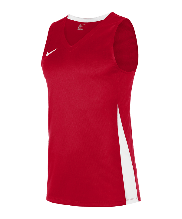 Nike Team Basketball Stock Maglietta Rosso C657 - rosso