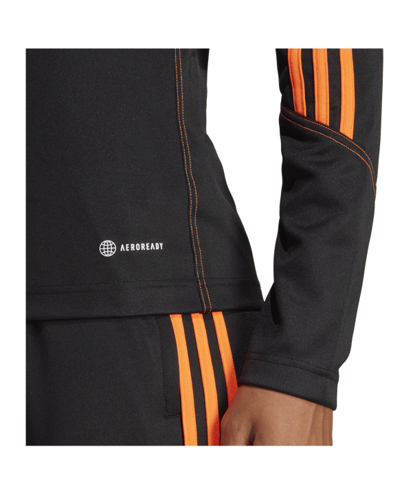 adidas Tiro 23 Club Trainingsjacke Damen Schwarz - schwarz