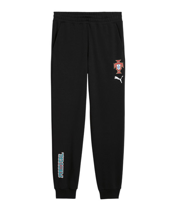 PUMA FPF Portugal FtblCulture Jogginghose Schwarz F28 - schwarz