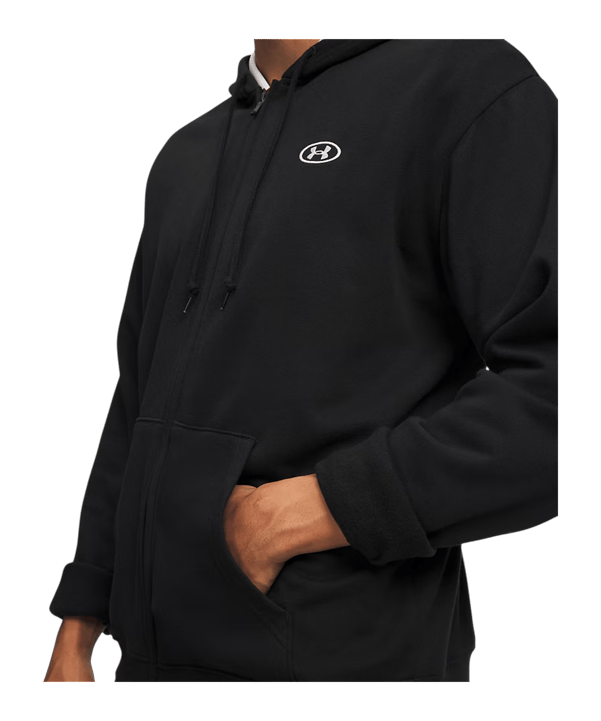 Under Armour Rival Flc Hoody Nero C008 - nero