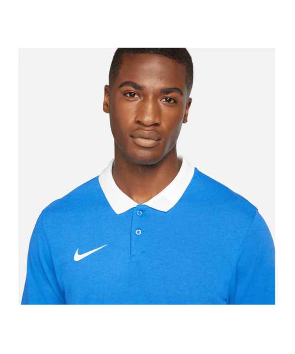 Nike Park 20 Poloshirt Blau Weiss F463 - blau
