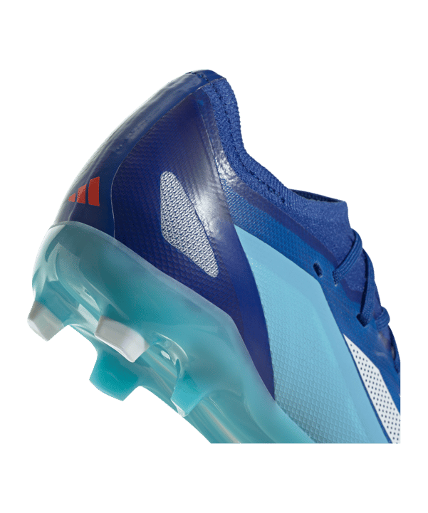 adidas X Crazyfast.1 FG Marinerush Kids Blau Weiss Orange - blau
