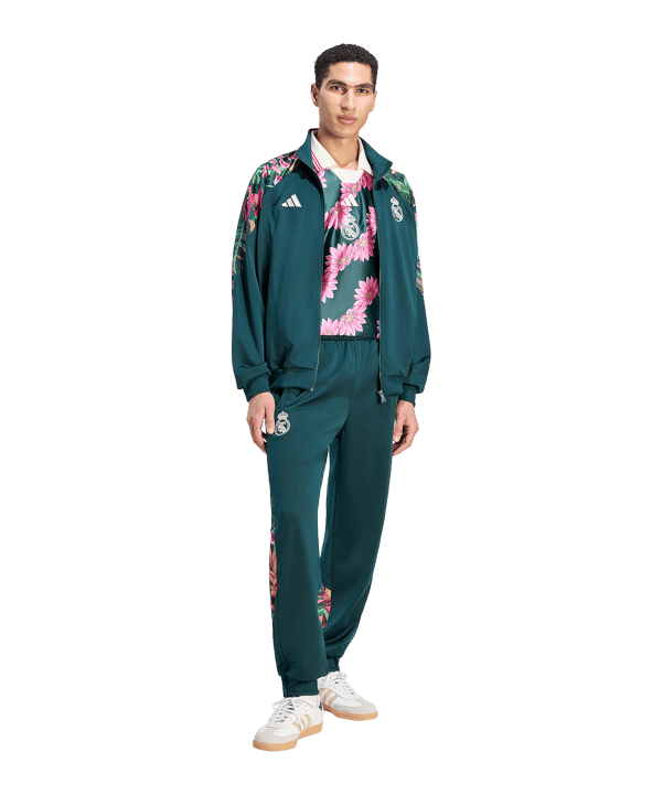 adidas Real Madrid Farm Giacca Verde - verde