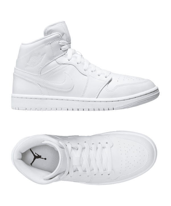 Jordan Air 1 Mid Damen F111 - weiss