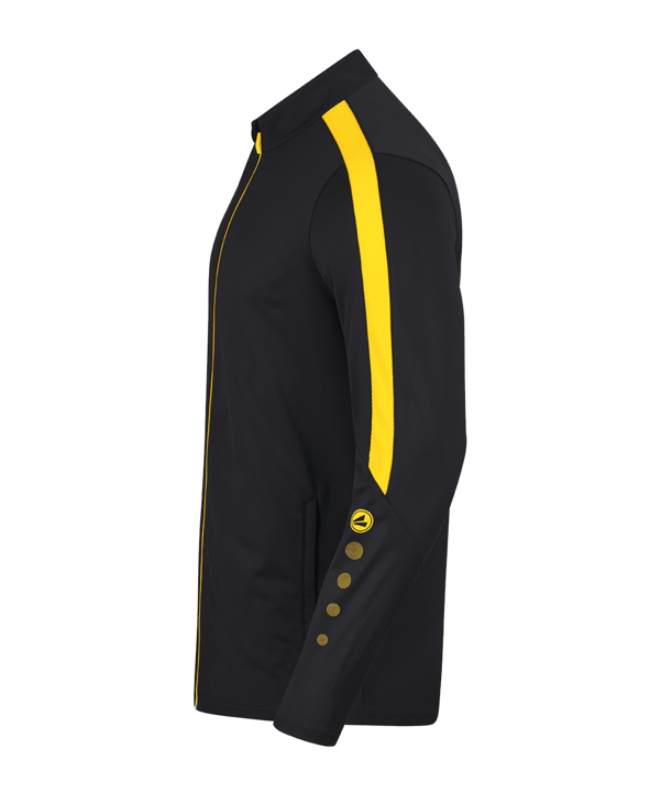 JAKO Power Polyesterjacke Kids Schwarz Gelb F803 - schwarz