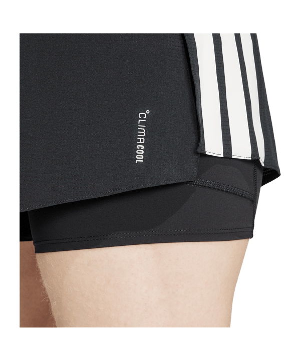 adidas Adizero 2in1 short noir - noir