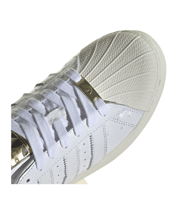 adidas Originals Superstar XLG Weiss Gold - weiss