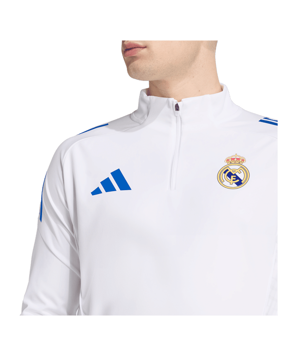 adidas Real Madrid Tiro25 Competition Training Sweatshirt 2025/2026 Weiß - weiss
