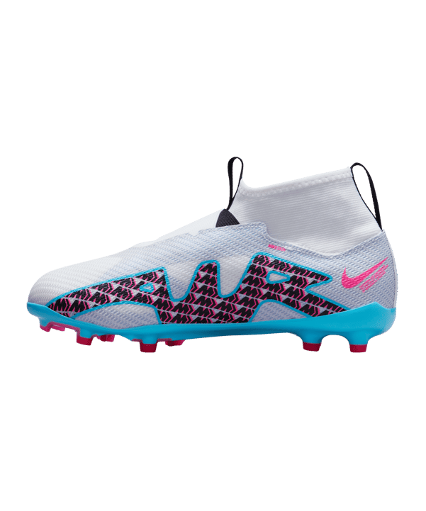Nike Air Zoom Mercurial Superfly IX Pro FG Blast Weiss Blau Pink F146 - weiss