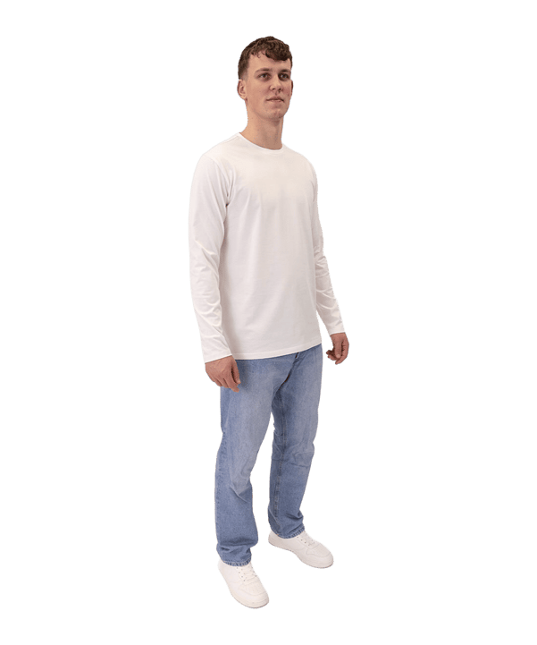 JAKO Organic Sweatshirt Weiss F000 - weiss