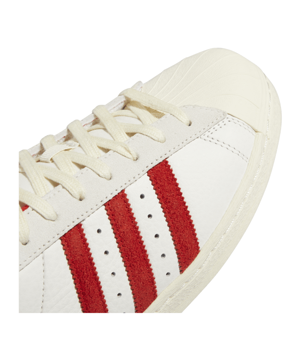 adidas Originals Superstar 82 Weiss Rot - weiss