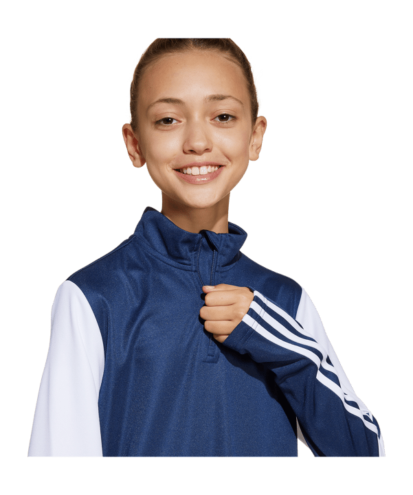 adidas Squadra 25 HalfZip Sweatshirt Kids Blau - blau