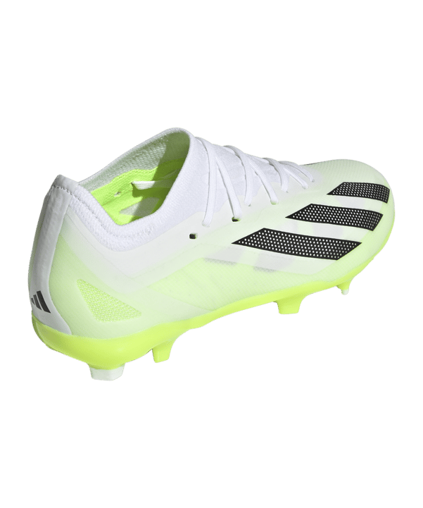 adidas X Crazyfast.1 FG Crazyrush Kids Weiss Schwarz Gelb - weiss