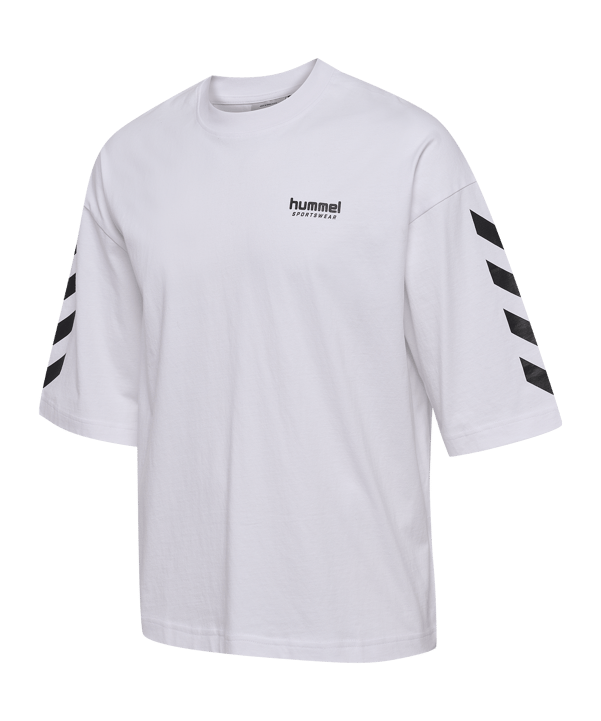 Hummel Oversized Willy SW T-Shirt Weiß F9001 - weiss
