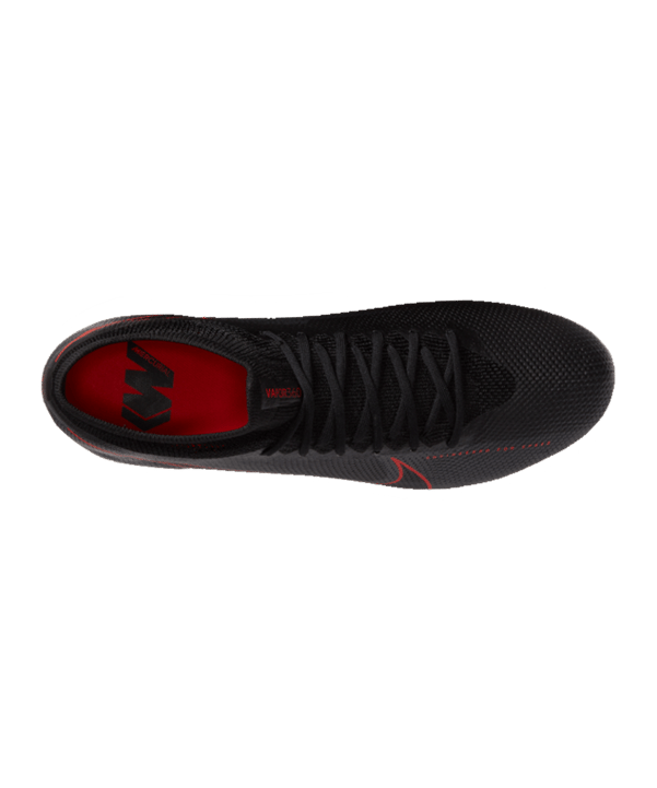 Nike Mercurial Vapor XIII Black X Chile Red Pro FG Schwarz F060 - schwarz
