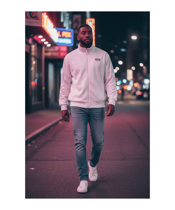 Bucketz All Day Track Top Jacke Weiß - weiss