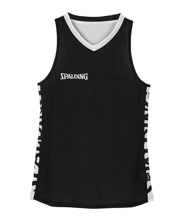 Spalding 4HER Essential Reversible Shirt Damen F01 - schwarz