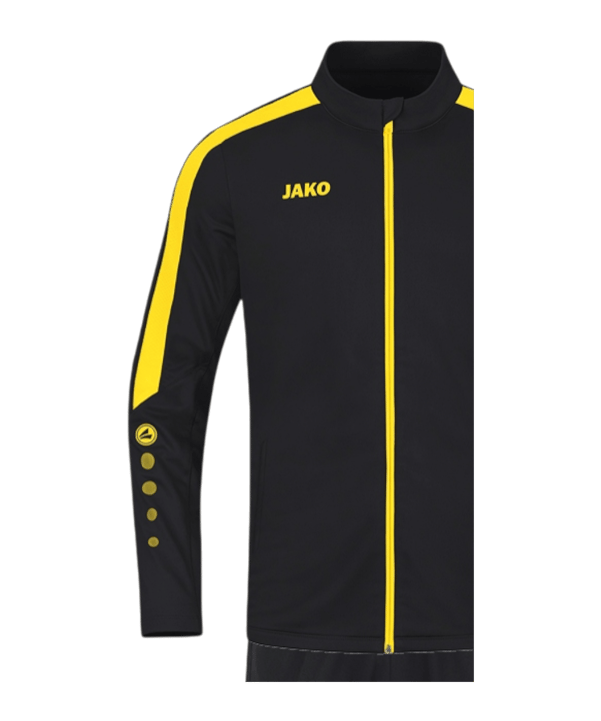 JAKO One Power Trainingsanzug Kids Schwarz F803 - schwarz