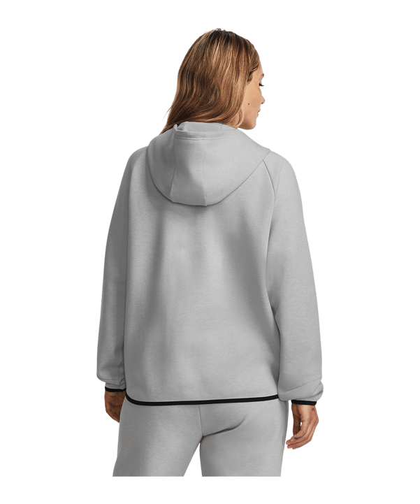 Under Armour Unstoppable Fleece Kapuzenjacke Damen Grau F011 - grau