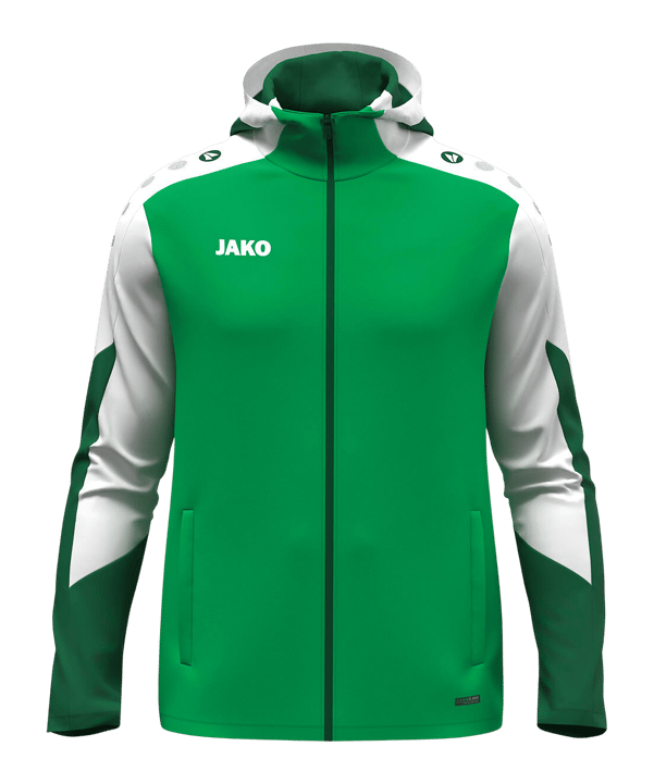 JAKO Dynamic Kapuzenjacke Kids Grün F204 - gruen