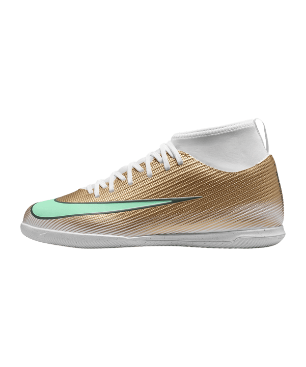 Nike Jr Air Zoom Mercurial Superfly XI Club IN Kylian Mbappe Enfants Gold C701 - doré