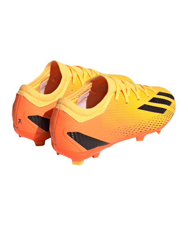 adidas X Speedportal.3 FG Heatspawn Kids Orange Gold Schwarz - gold