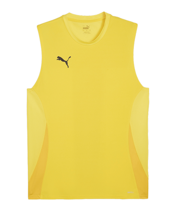PUMA teamGOAL Tanktop Gelb Schwarz F07 - gelb