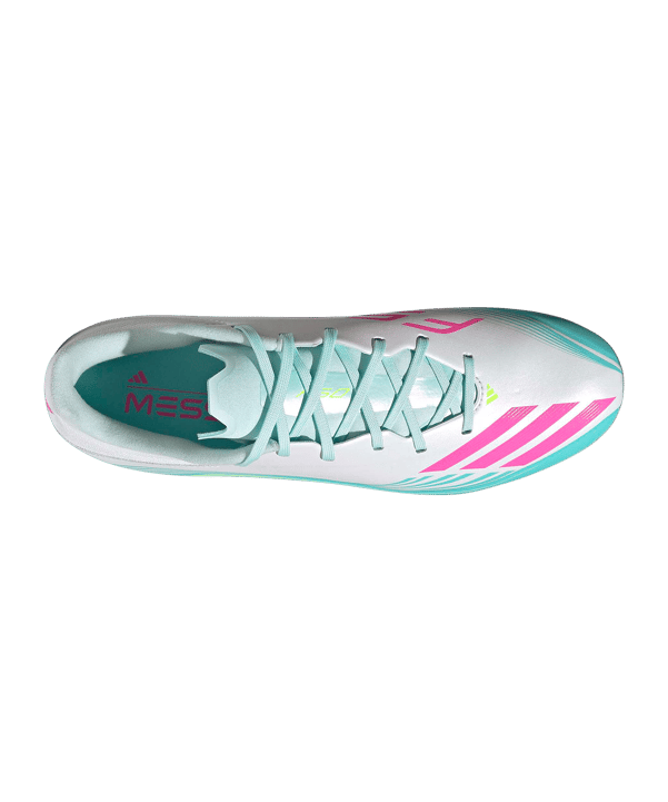 adidas F50 League FG/MG Messi Aurora Radiante Weiß - weiss